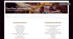 Desktop Screenshot of davidbrownconstruction.ca