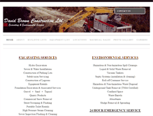 Tablet Screenshot of davidbrownconstruction.ca